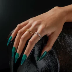 SS22 BEYOND. Barbed Wire Ring - Gold Rings