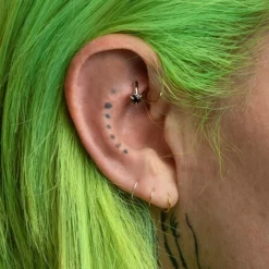 CLASSICS Earrings HEART & SOUL. Black Spinel Heart Clicker Ring - Silver 9 CLASSICS Earrings HEART & SOUL. Black Spinel Heart Clicker Ring - Silver