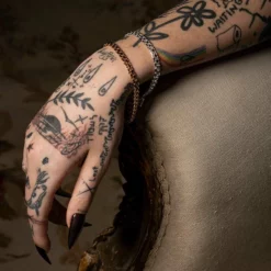 End Of Line Bracelets REGARD. Cross Link Chunky Chain Bracelet - Gold