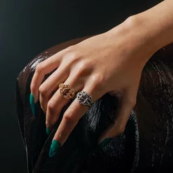 SS22 Rings The Supreme Heart Chain Ring - Silver