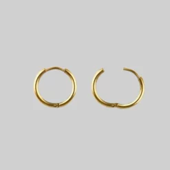 CLASSICS MERCY. Sword Hoop Earrings - Gold