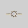 CLASSICS ELOISE. Simple Opal Cluster Gold Ring