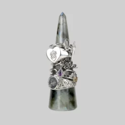 CLASSICS Homeware Amethyst Wand Ring Holder