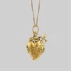 CLASSICS INFERNO. Sacred Heart Necklace - Gold Necklaces & Chains