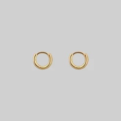 CLASSICS Simple Gold Clicker Hoop Earrings - 10mm