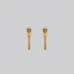 CLASSICS OPHIDIA. Mini Serpent Earrings - Gold