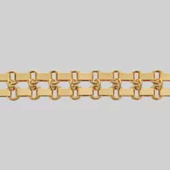 SS22 ANARCHY. Wide Chain Choker - Gold