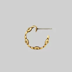 CLASSICS PURITY. Daisy Chain Hoop Earrings - Gold