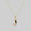 CLASSICS MILDRED. Disembodied Hand Gold Necklace