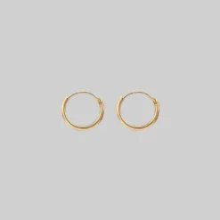 CLASSICS Small Gold Hoops - 12mm Earrings