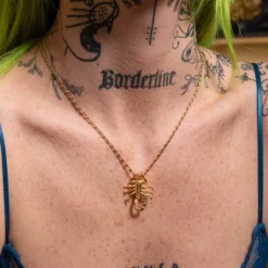 CLASSICS Necklaces & Chains NOXIOUS. Scorpion Charm Necklace - Gold