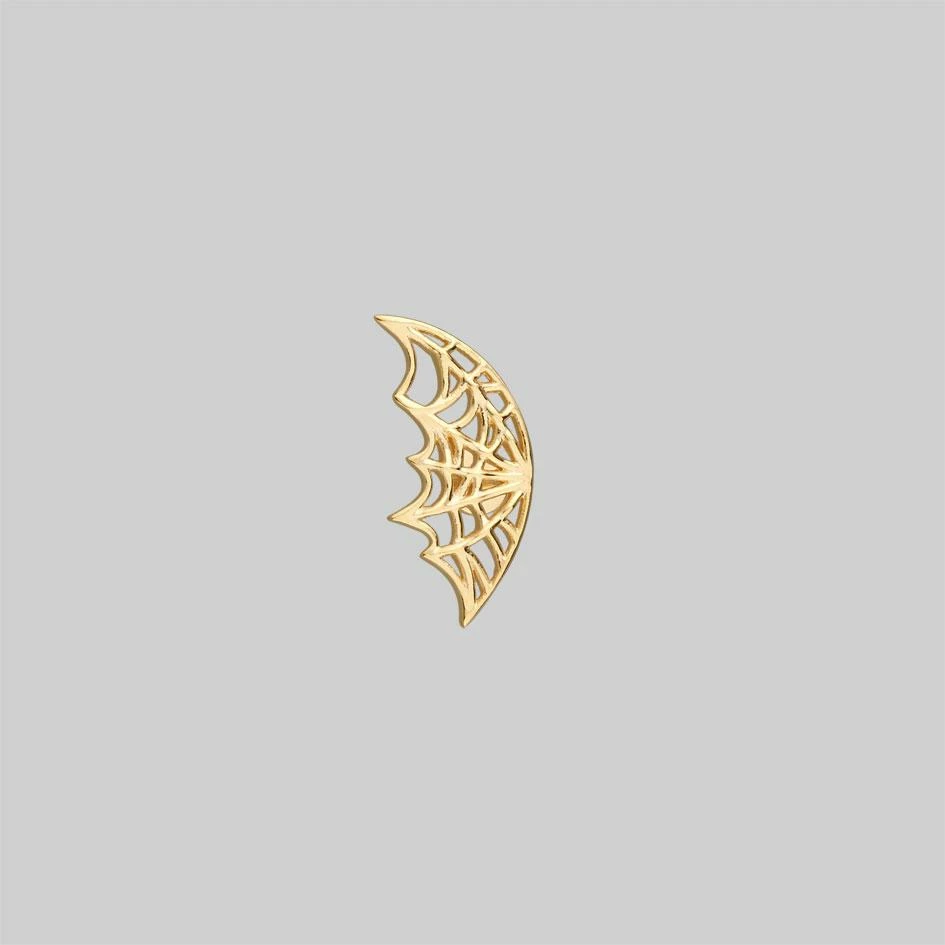 CLASSICS NARCISSA. Gold Web Stud Earring - Helix 1 CLASSICS NARCISSA. Gold Web Stud Earring - Helix