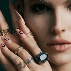 CLASSICS UTOPIA. Silver & Labradorite Roses Ring