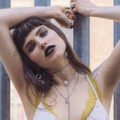 CLASSICS Necklaces & Chains ZODIAC. Layered Moon Chain Choker - Silver