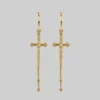 CLASSICS MERCY. Sword Hoop Earrings - Gold