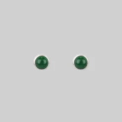 CLASSICS ENVY. Malachite Earrings - 4mm