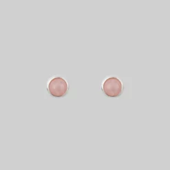 CLASSICS EMPRESS. Pink Opal Earrings - 4mm