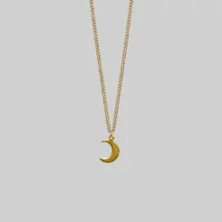 CLASSICS AYSU. Mini Moon Crescent Necklace - Gold