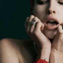 CLASSICS Rings SOLENE. Safety Pin Wrap Ring - Gold