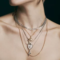 CLASSICS Necklaces & Chains ANTARES. Glass Scorpion Necklace - Gold