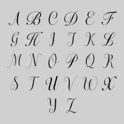 CLASSICS Necklaces & Chains DARK GARDEN. Ornate Initial Necklace (A - M)