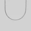 SS22 Necklaces & Chains HONEY. Simple Herringbone Layering Chain - Silver