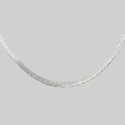 CLASSICS The Herringbone Chain - Silver Necklaces & Chains