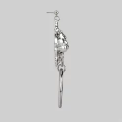 CLASSICS ANWAR. Lion Knocker Earrings - Silver