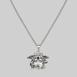 CLASSICS Necklaces & Chains GORGONEION. Medusa Amulet Necklace - Silver