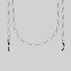 SS22 GETAWAY. Chunky Glasses Chain - Silver New In