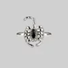 CLASSICS VELES. Scorpion Onyx Ring - Silver Rings