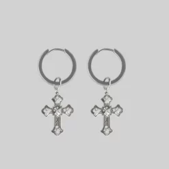 CLASSICS EVA. Cut Out Cross Earrings