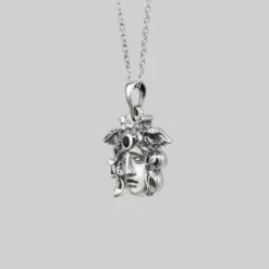 CLASSICS Necklaces & Chains GORGONEION. Medusa Amulet Necklace - Silver