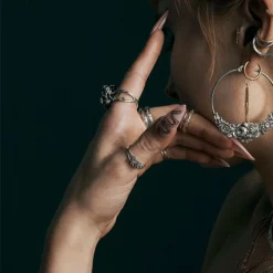 CLASSICS UTOPIA. Silver & Labradorite Roses Ring