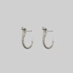 CLASSICS OPHIDIA. Mini Serpent Earrings - Silver