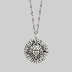 End Of Line Necklaces & Chains SOL INVICTUS. Sun Goddess Necklace - Silver