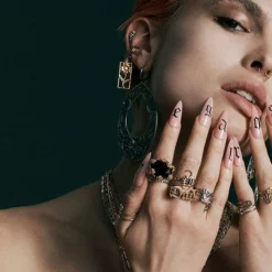 CLASSICS NARCISSA. Web Ring - Silver Rings