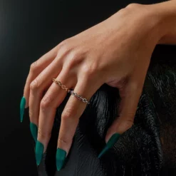 SS22 Rings RESOLUTE. Single Chunky Chain Ring - Silver