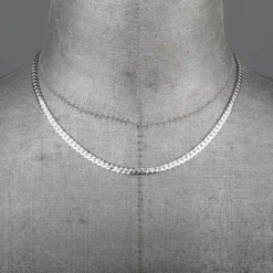 CLASSICS Necklaces & Chains Medium Snake Chain Collar - Silver