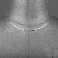 CLASSICS Fine Snake Chain Collar - Silver