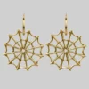 CLASSICS DOLORES. Web Statement Hoop Earrings - Gold