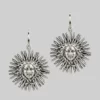 End Of Line SOL INVICTUS. Sun Goddess Earrings - Silver