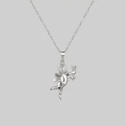 CLASSICS Necklaces & Chains Cupid & Psyche Lovers Layering Necklace - Silver