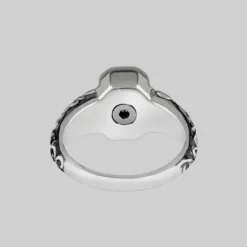 CLASSICS IN MEMORIAM. Clear Quartz Ashes Cremation Ring Rings