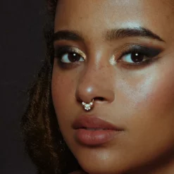 CLASSICS MOONDANCE. Moon Gold Clicker Ring - Septum