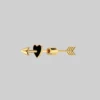 CLASSICS TOKEN. Heart & Arrow Single Earring - Gold