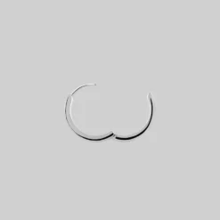 CLASSICS The Chunky Hoops - Silver Earrings 10 CLASSICS The Chunky Hoops - Silver Earrings