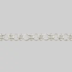 AW21 CELESTINA. Fancy Book Chain Choker - Silver