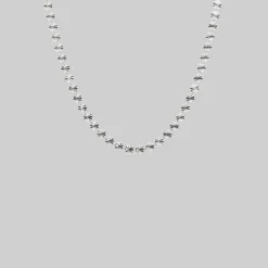 End Of Line Necklaces & Chains CORA. Circle Chain Collar Necklace - Silver