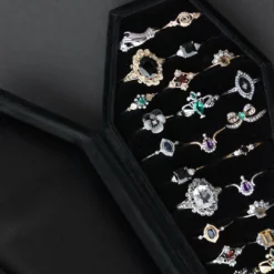 CLASSICS The Black Velvet Coffin Ring Case